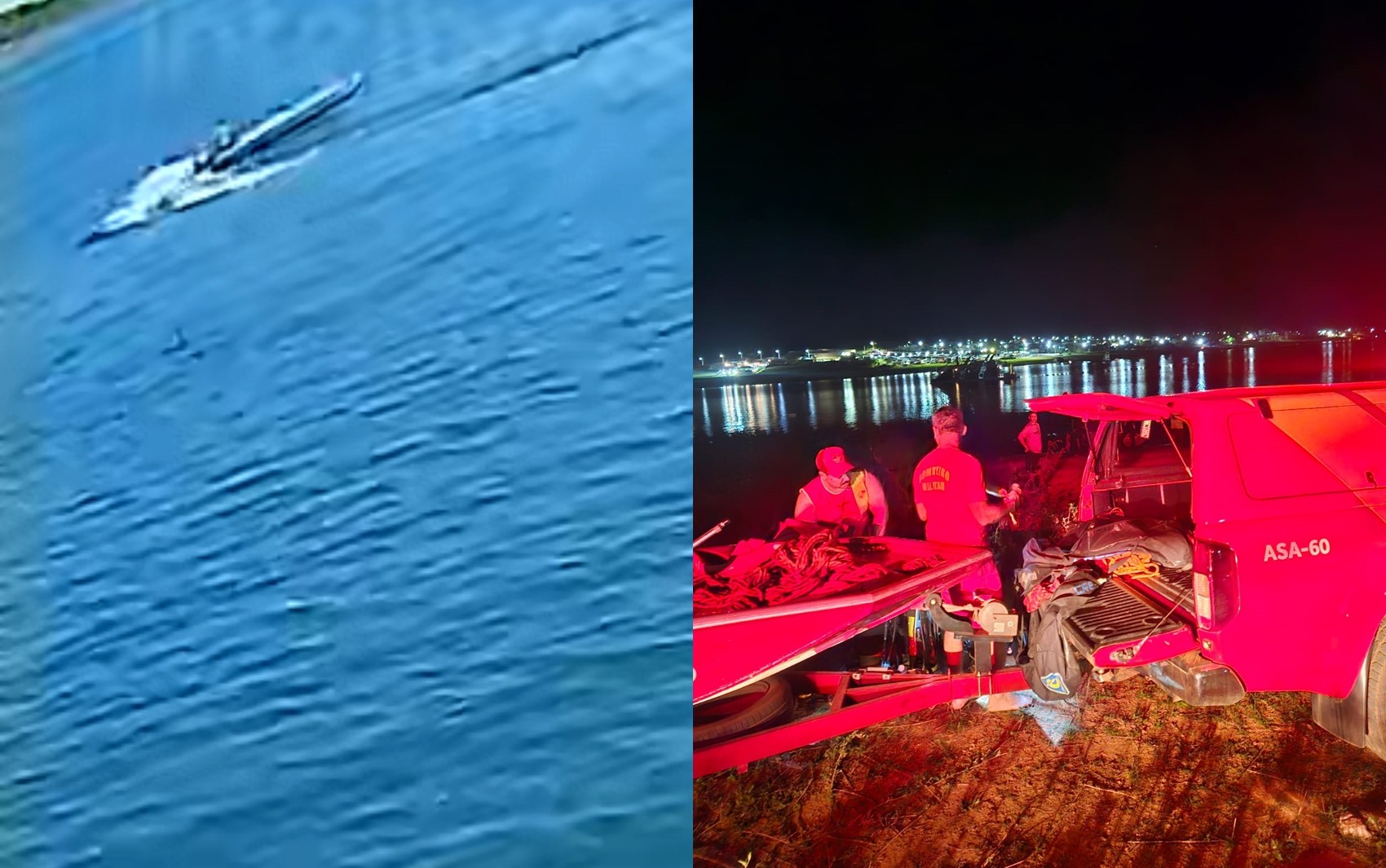 Corpo de pai é achado no Lago das Brisas; filho de 4 anos segue desaparecido