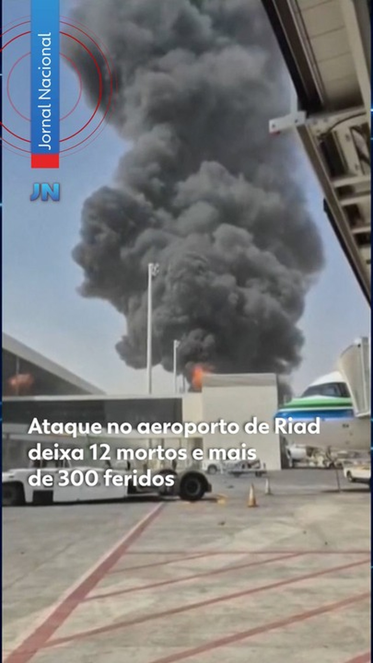 Céu sobre a capital saudita Riade fica praticamente vazio após ataques dos Houthis a aeroporto