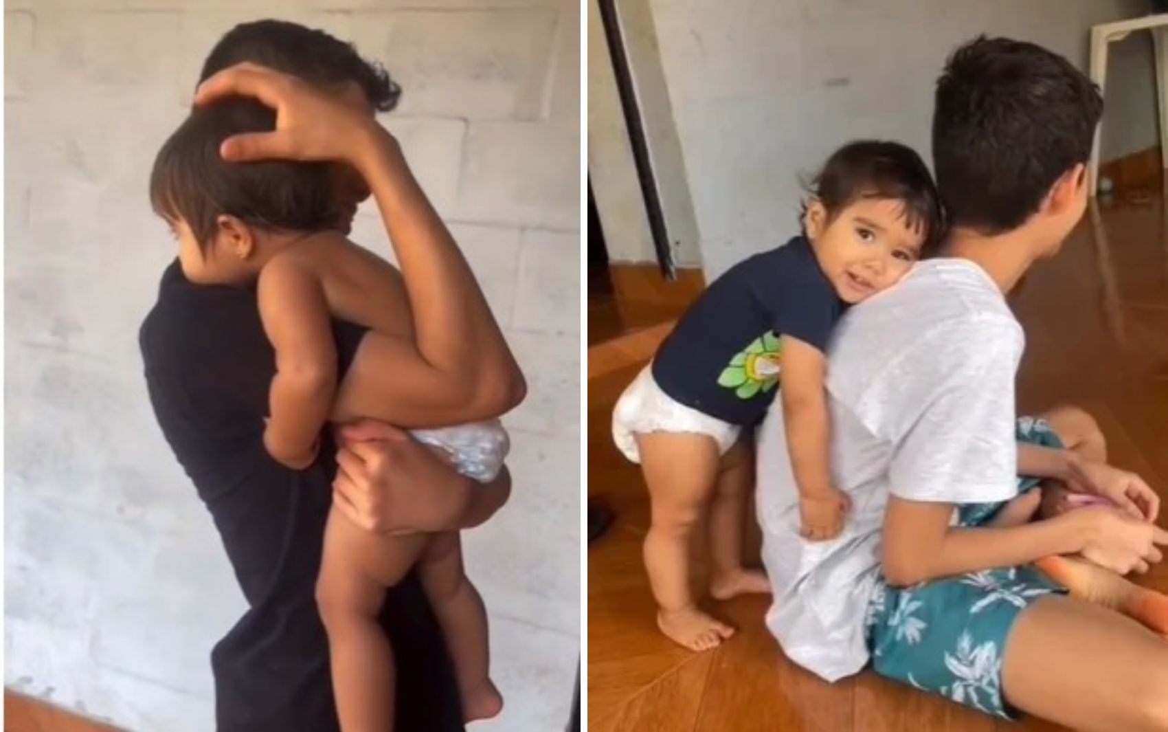 Mãe de irmãos que emocionaram em vídeo começou a postar registros por perceber o carinho entre eles: 'Achava lindo'