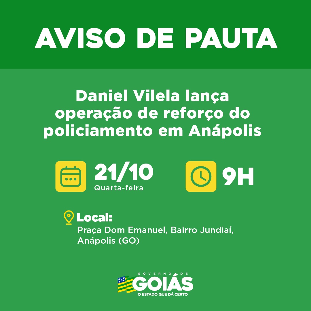 AVISO DE PAUTA