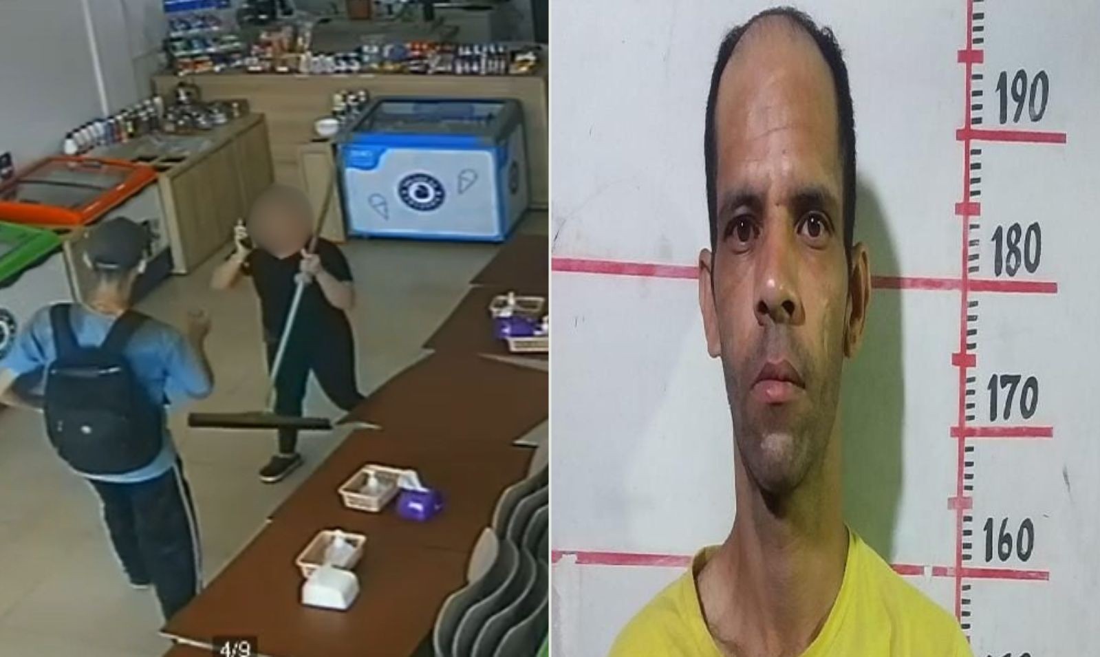 Funcionária mata homem que a arrastou até banheiro de sorveteria para tentar estuprá-la, diz polícia