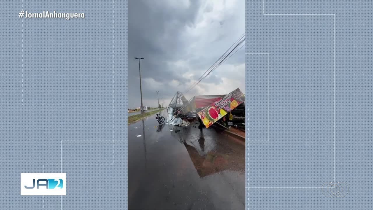 Goiás tem alerta de tempestades e ventos de mais de 50 km/h, diz Cimehgo