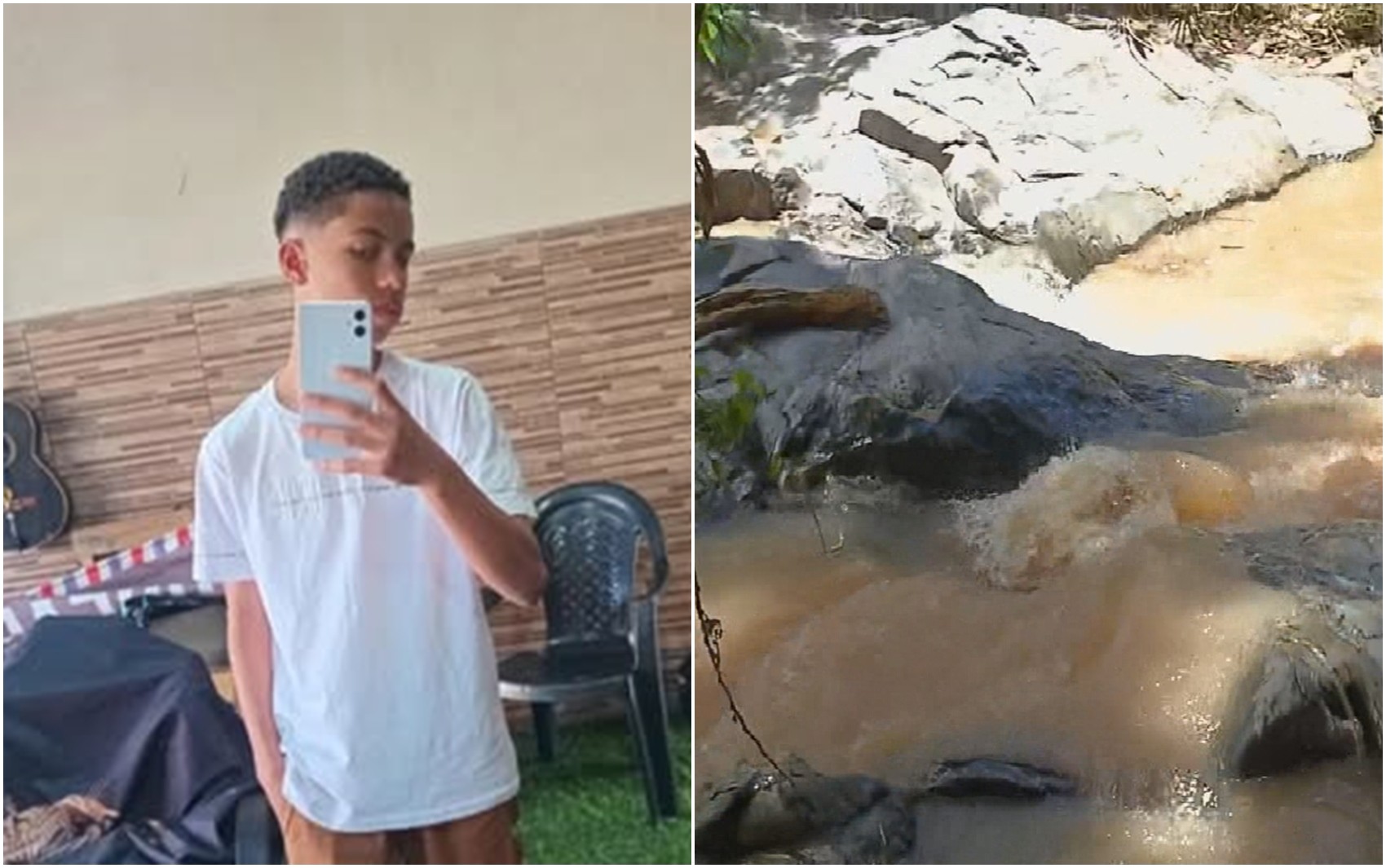Adolescente desaparece após ser arrastado por enxurrada no Córrego das Antas, em Goiás