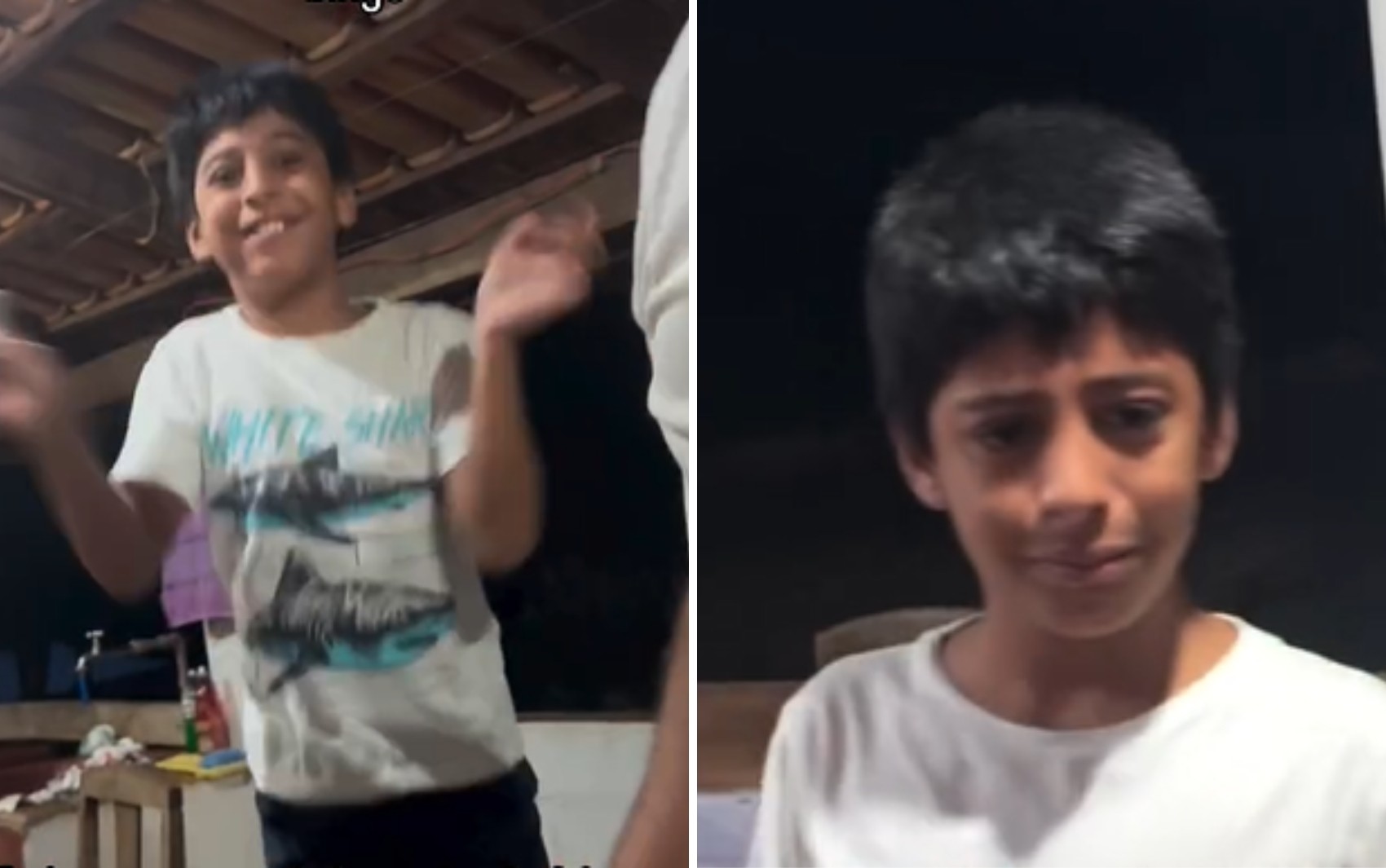 Menino comemora ter ganhado prêmio no bingo, mas perde toda felicidade ao descobrir presente; vídeo