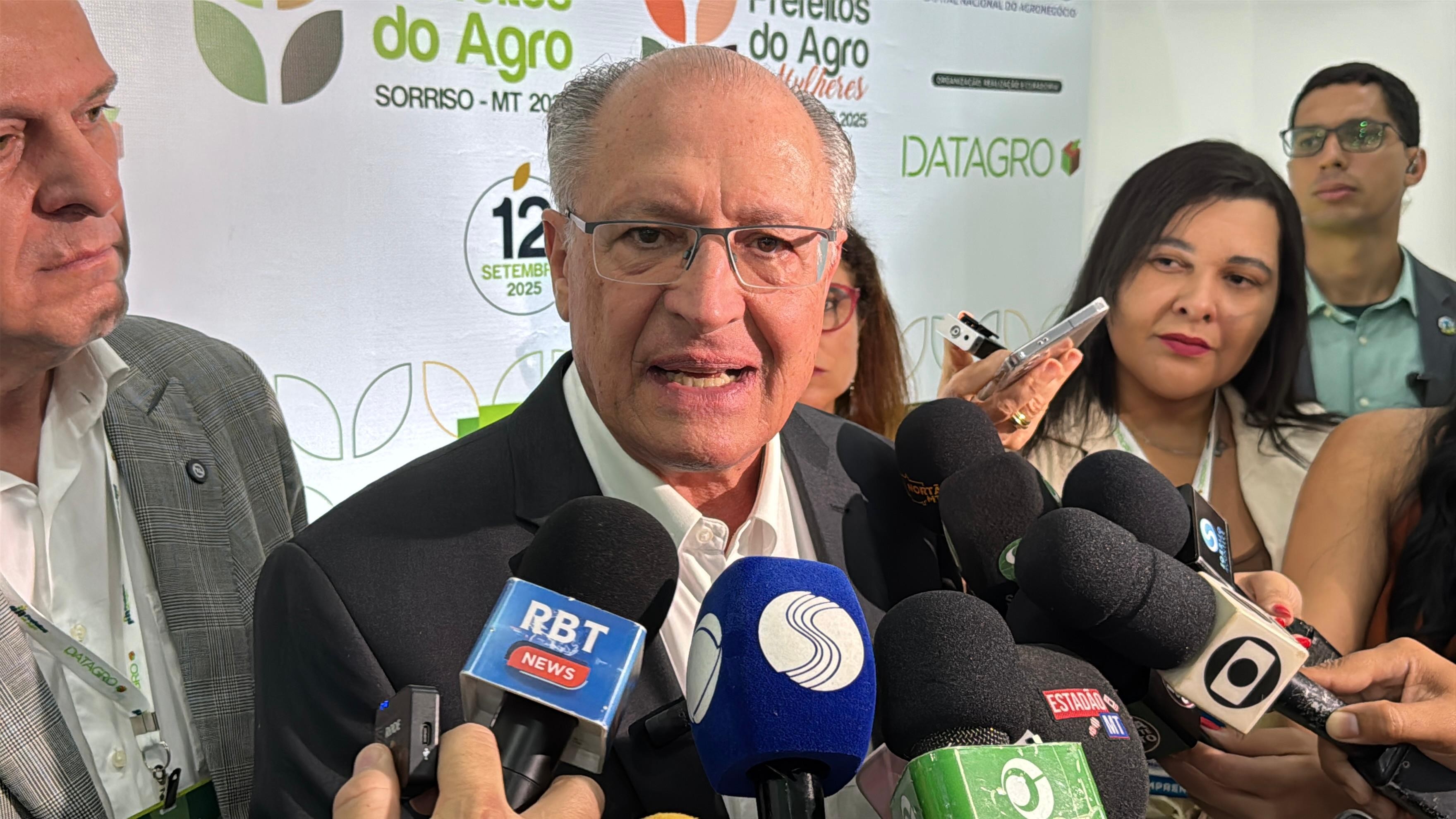 Alckmin diz que 30% dos exportadores brasileiros vendem para UE e que acordo entre blocos é o maior do mundo