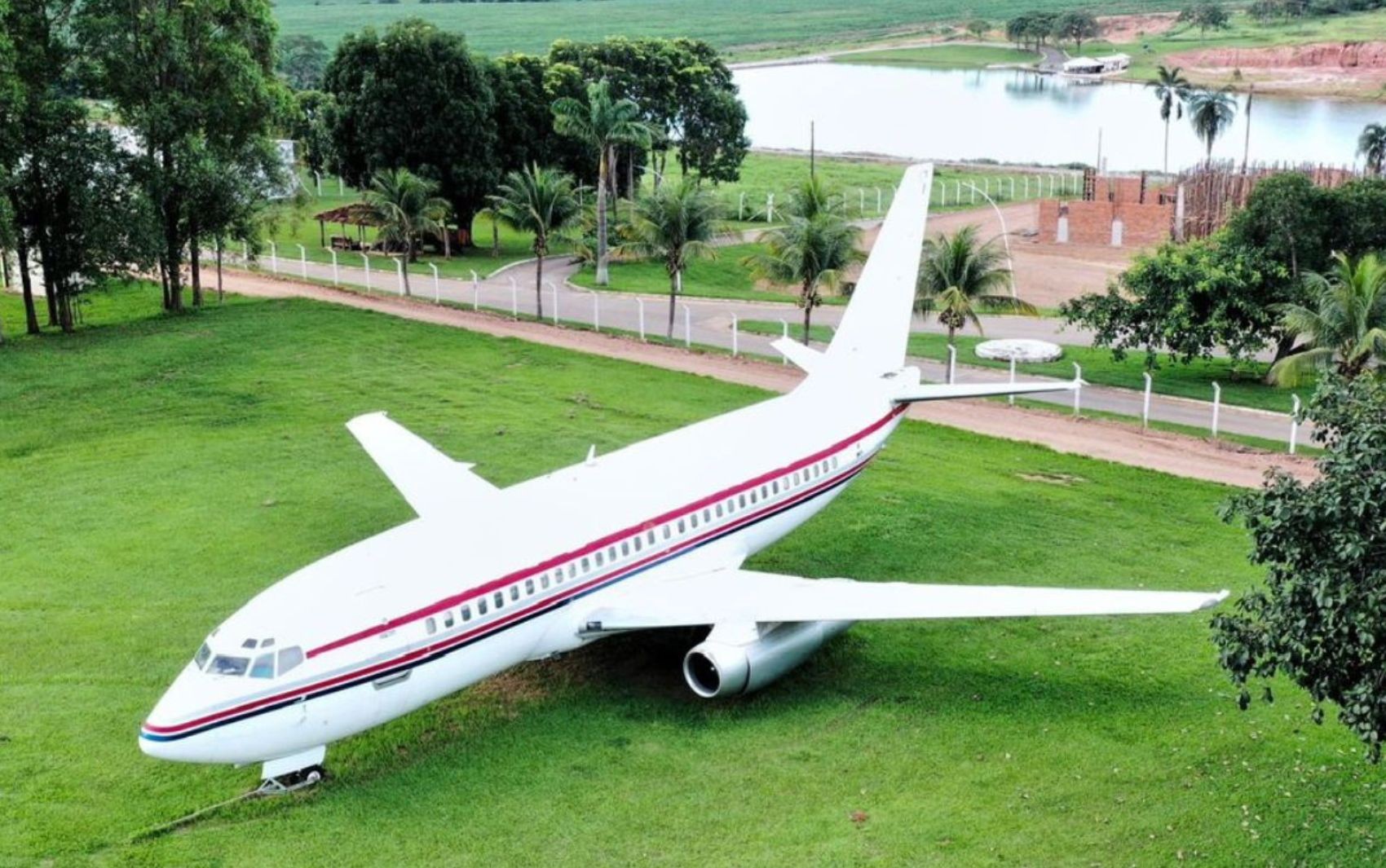 Avião de 35 toneladas em fazenda de Goiás já foi de companhias aéreas do Canadá, Alemanha e da Dinamarca