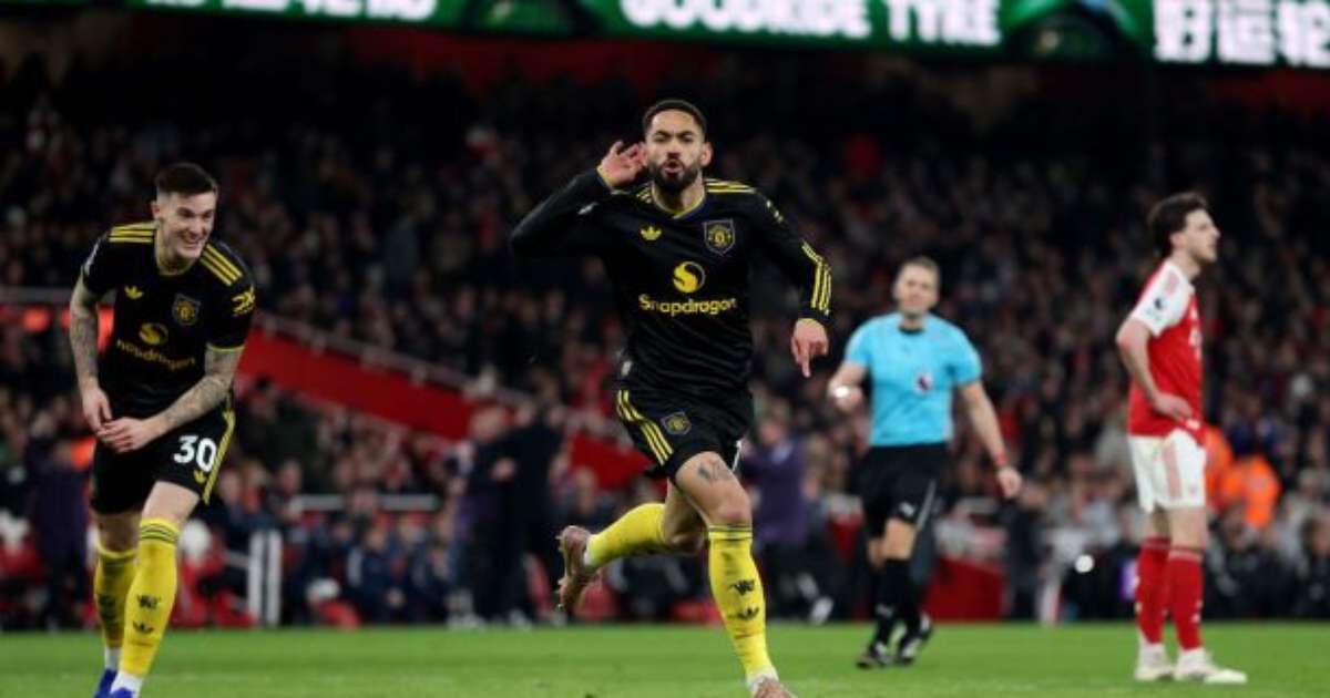 Matheus Cunha exalta união do United após vitória contra o Arsenal