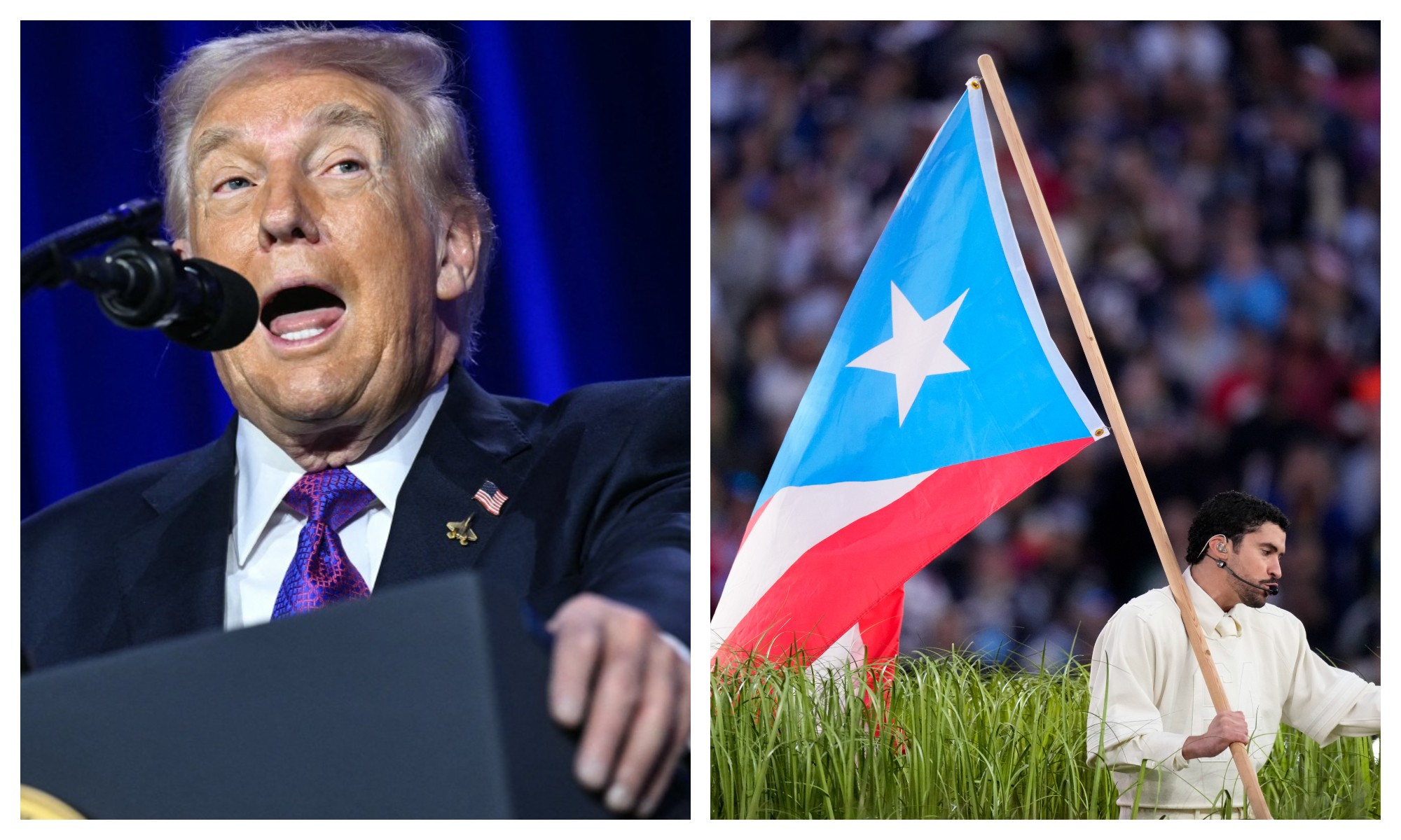 Trump detona show de Bad Bunny no Super Bowl: 'Afronta à grandeza da América'