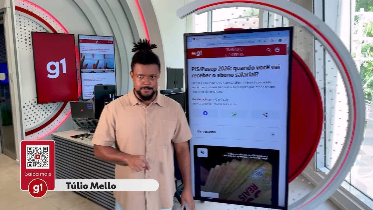 Abono salarial PIS/Pasep 2026 faz pagamento nesta segunda; veja quem recebe