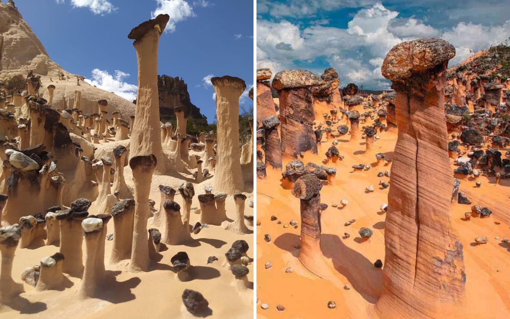 Chaminés de fada: especialistas definem como será visitação em formação geológica rara