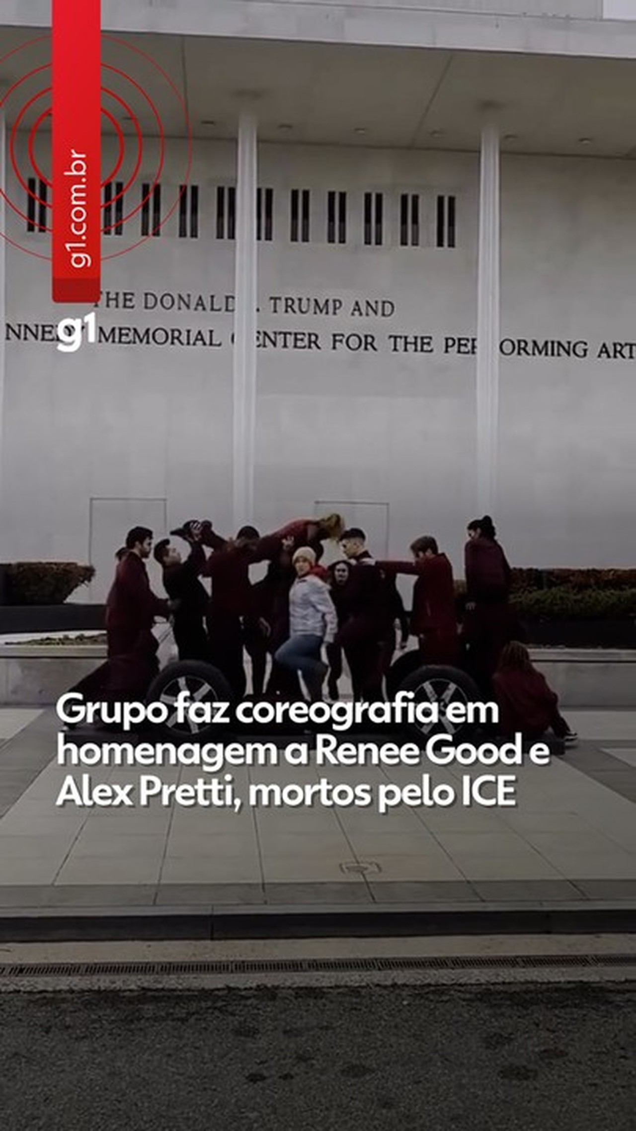 VÍDEO: grupo faz coreografia em homenagem a Renee Good e Alex Pretti, mortos por agentes de imigração nos EUA