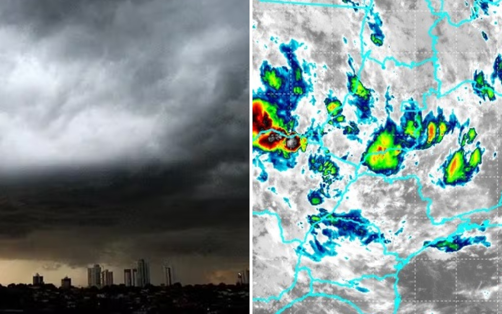 Tempestades podem atingir 161 cidades de Goiás nesta segunda-feira, prevê Cimehgo