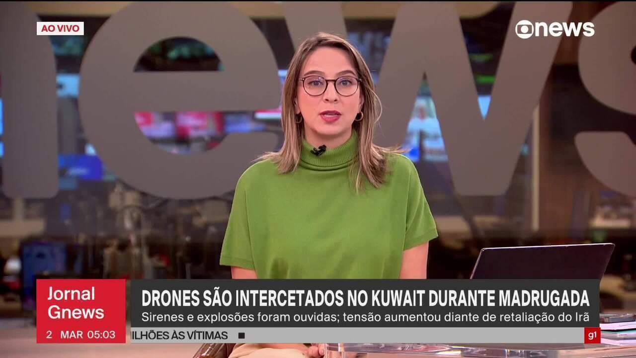 Embaixada dos EUA no Kuwait relata ameaça de mísseis e drones; fumaça é vista próximo ao local