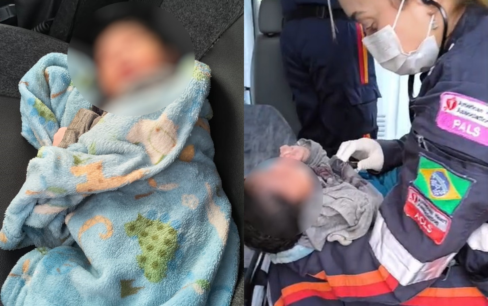 Bebê é abandonado em caixa de papelão às margens de rodovia em Caldazinha