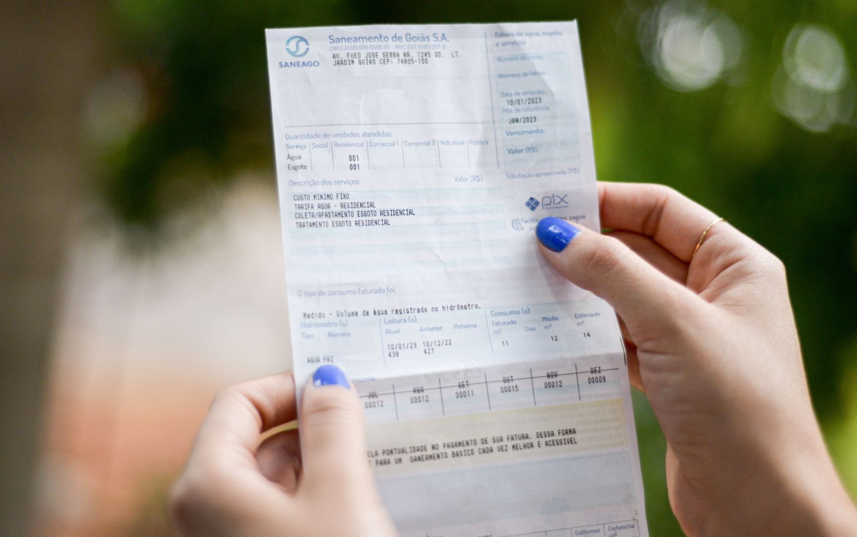 Conta de água tem aumento de 4,8% em Goiás