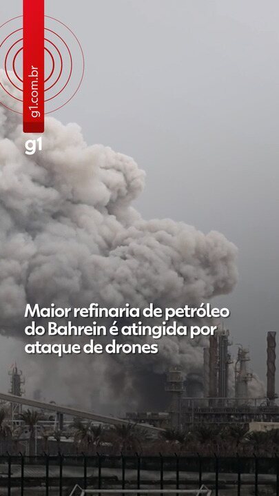 Maior refinaria de petróleo do Bahrein é atingida por ataque de drones