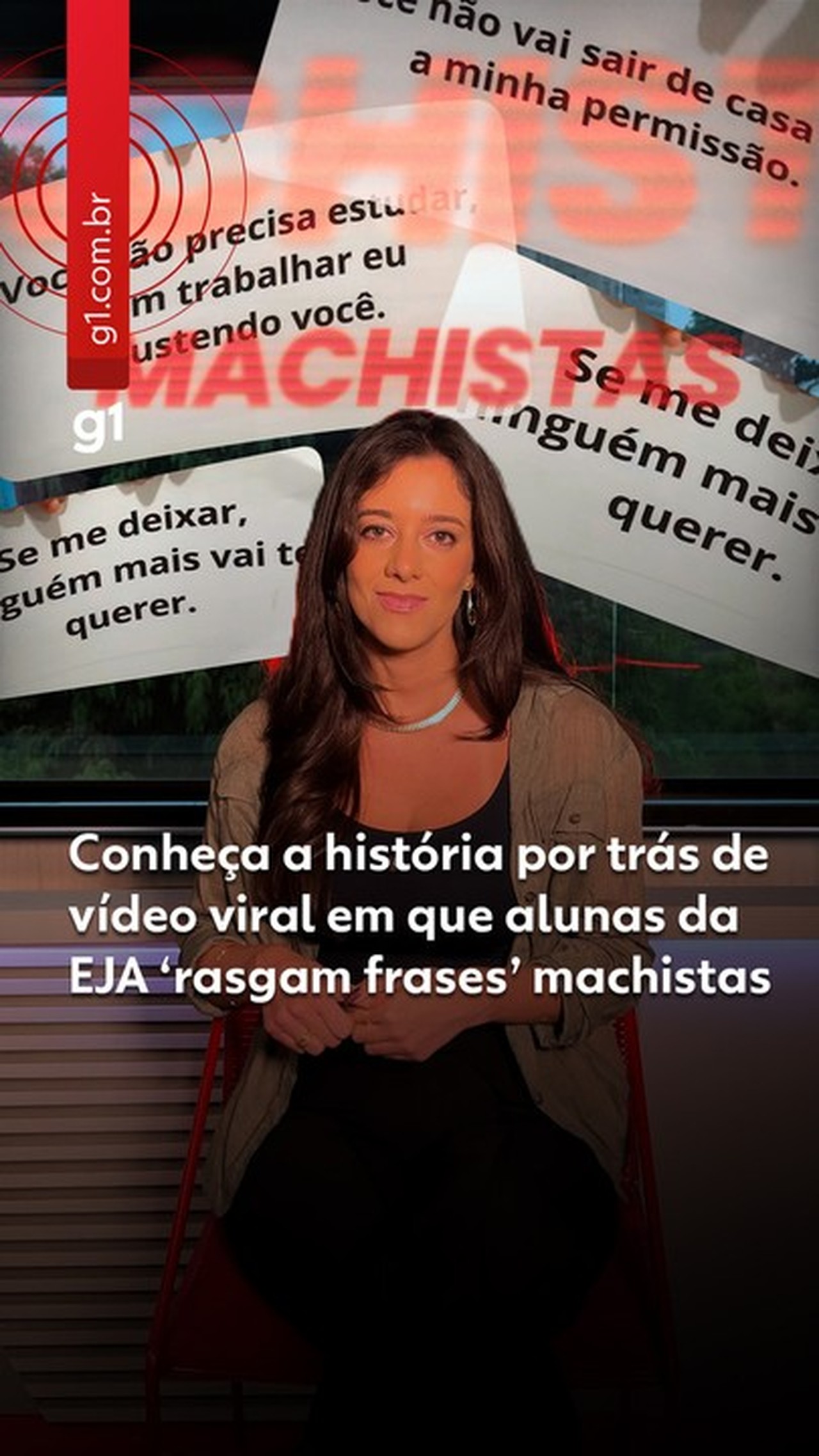 ‘Sem mim, você não é nada’: alunas da EJA ‘rasgam’ frases machistas em vídeo viral e pedem liberdade para estudar