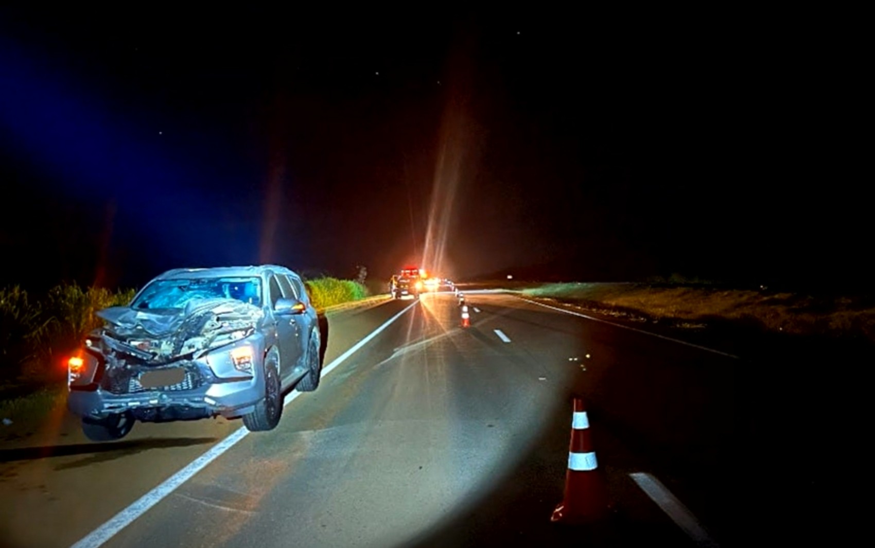 Ciclista morre atropelado por carro na BR-050, em Campo Alegre de Goiás