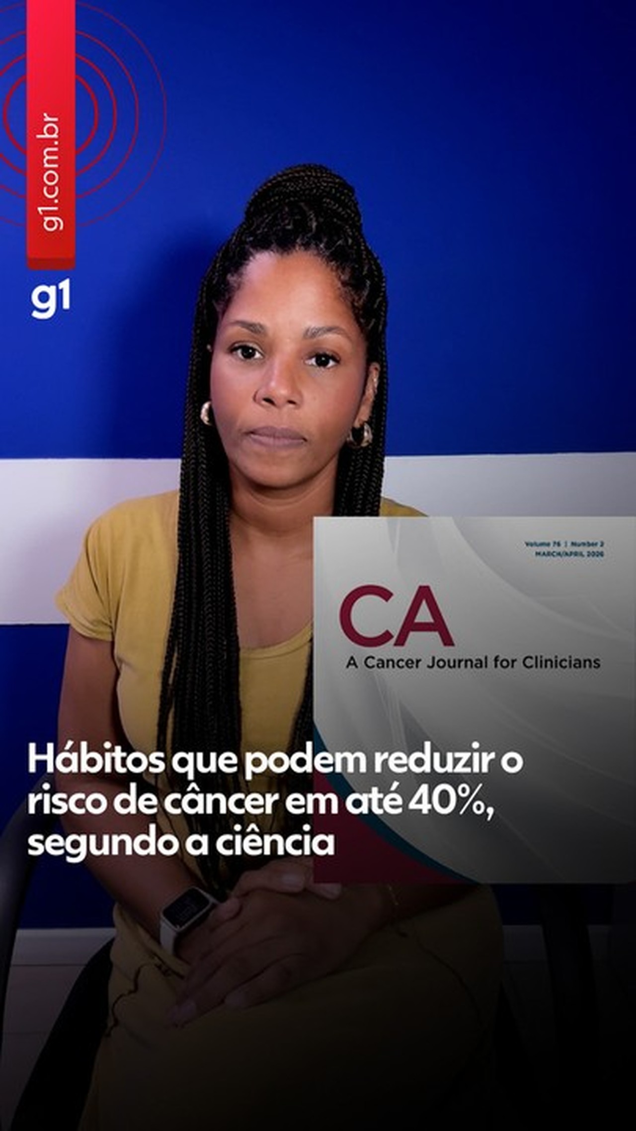 A mulher que descobriu câncer no cérebro depois que mala caiu na sua cabeça
