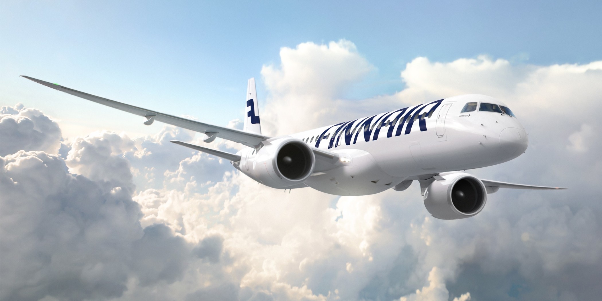 Embraer recebe encomenda de até 46 jatos E195-E2 para a companhia aérea finlandesa Finnair