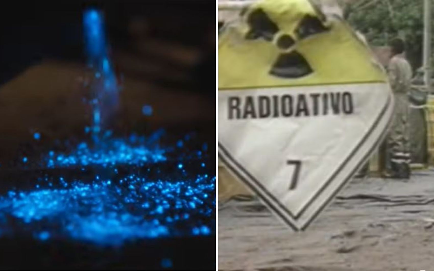 Por que Césio-137 tem brilho azul?