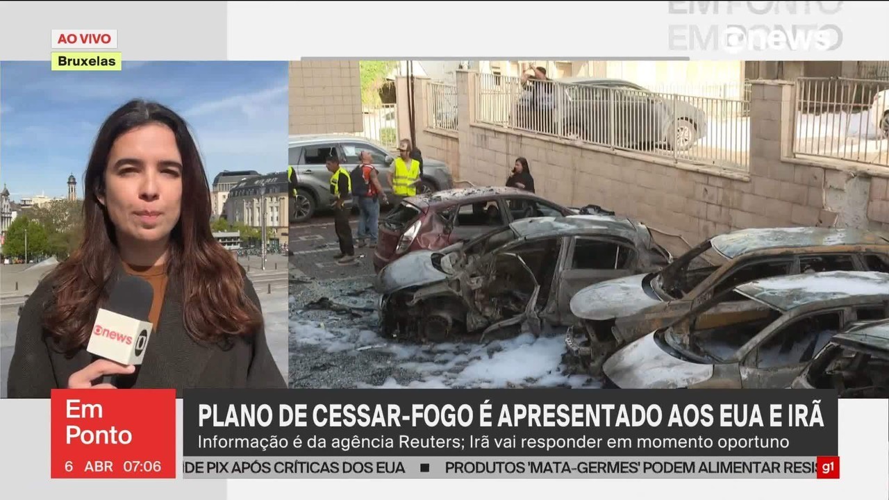 Irã e EUA recebem plano com cessar-fogo imediato e acordo em duas etapas, diz agência