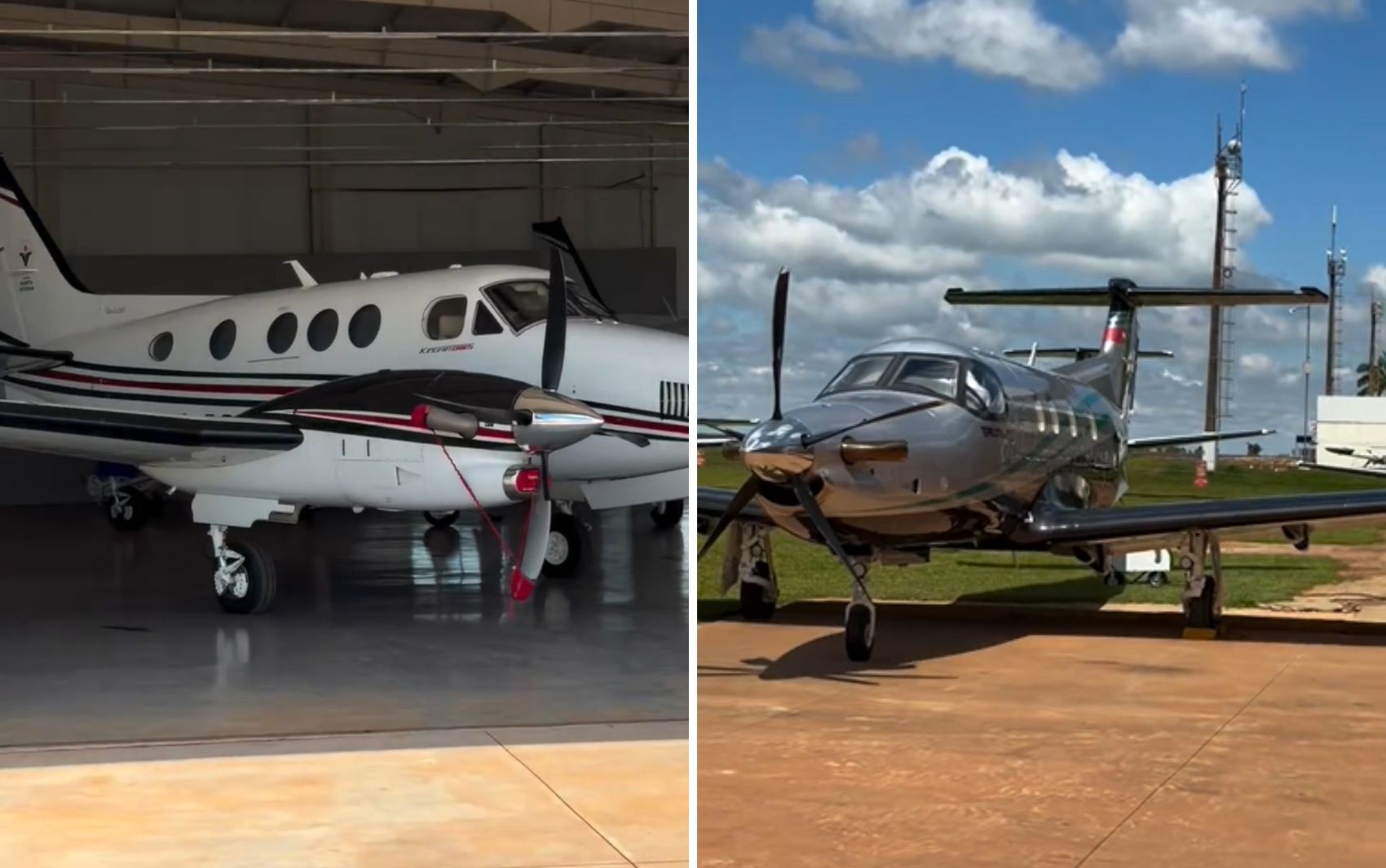 Vídeo com aviões que podem custar até R$ 100 milhões impressionam durante feira do agronegócio