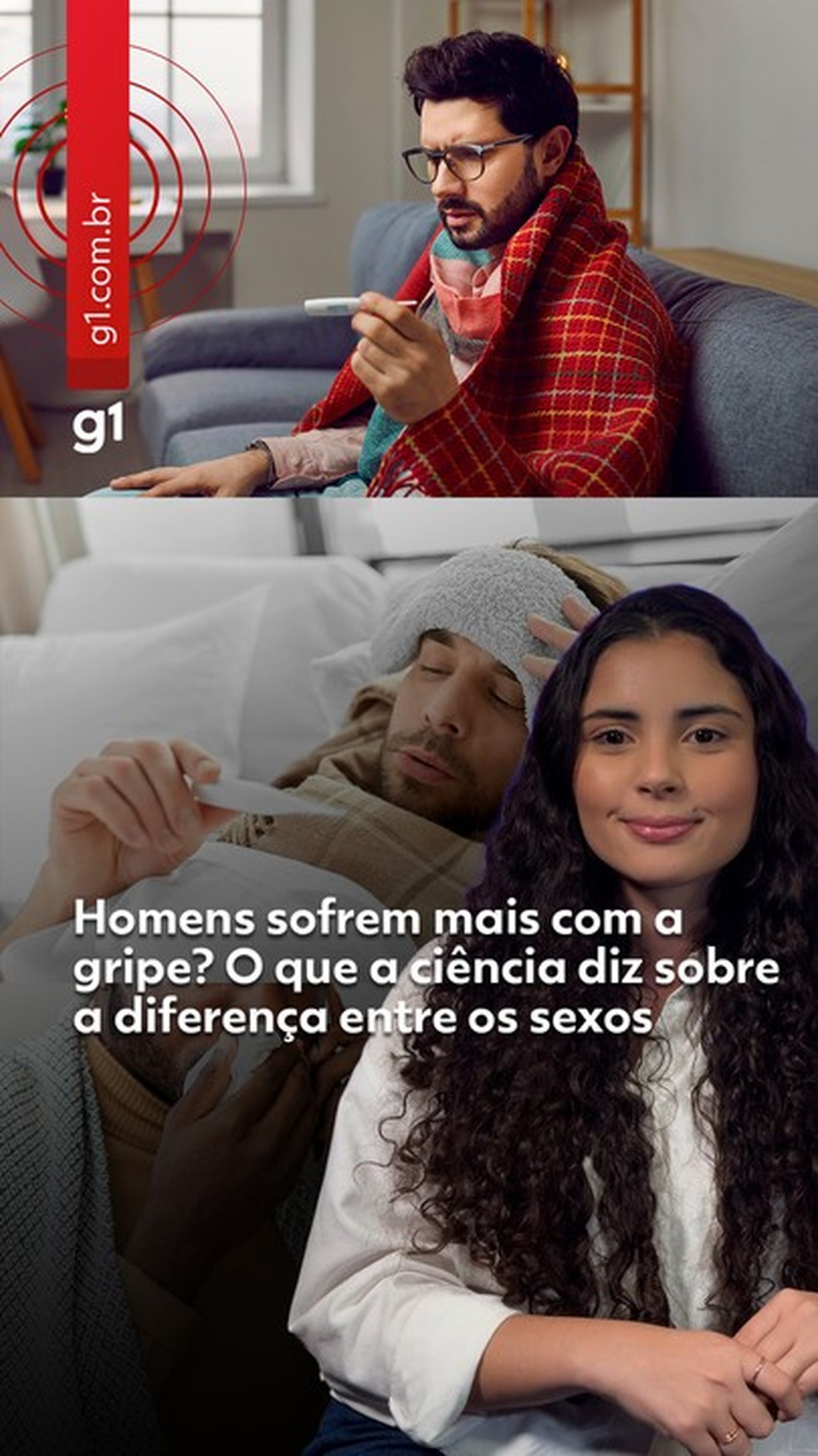 Homens sofrem mais com a gripe? O que a ciência diz sobre a diferença entre os sexos