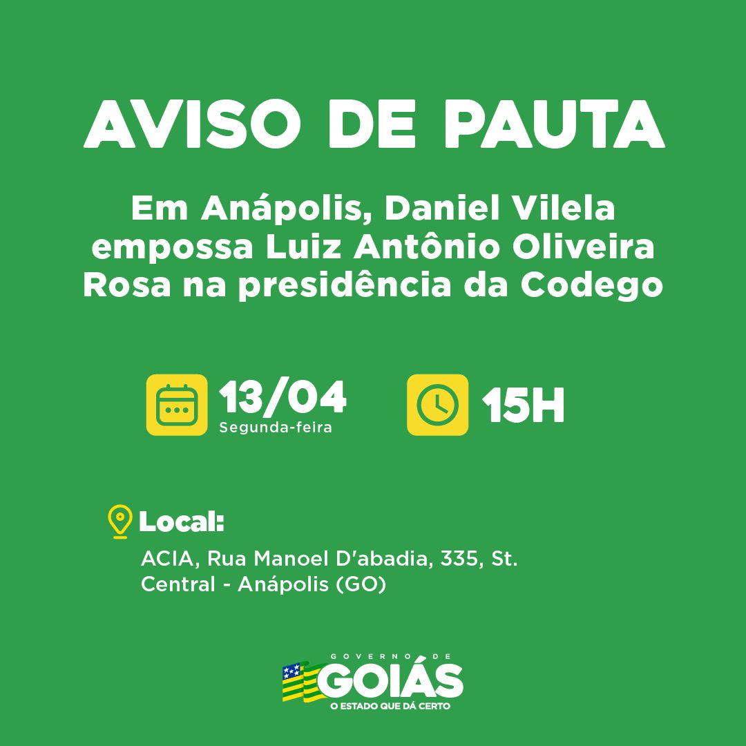 AVISO DE PAUTA