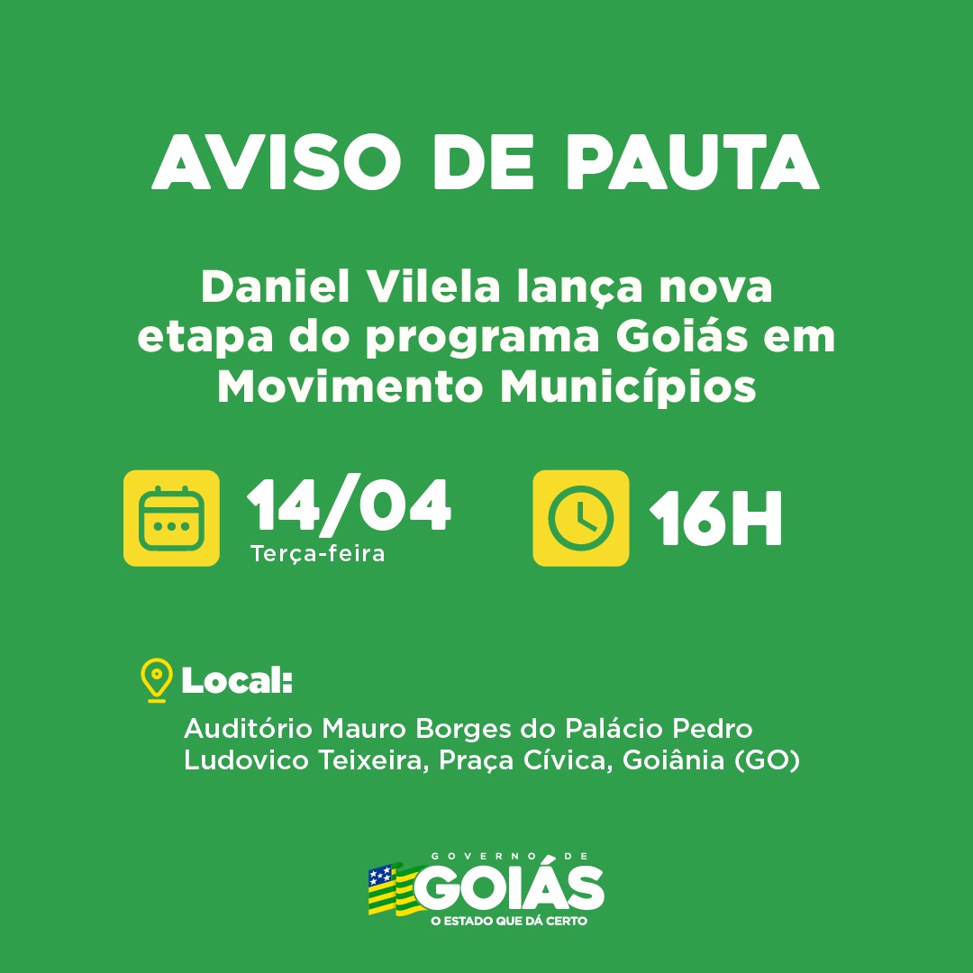 AVISO DE PAUTA