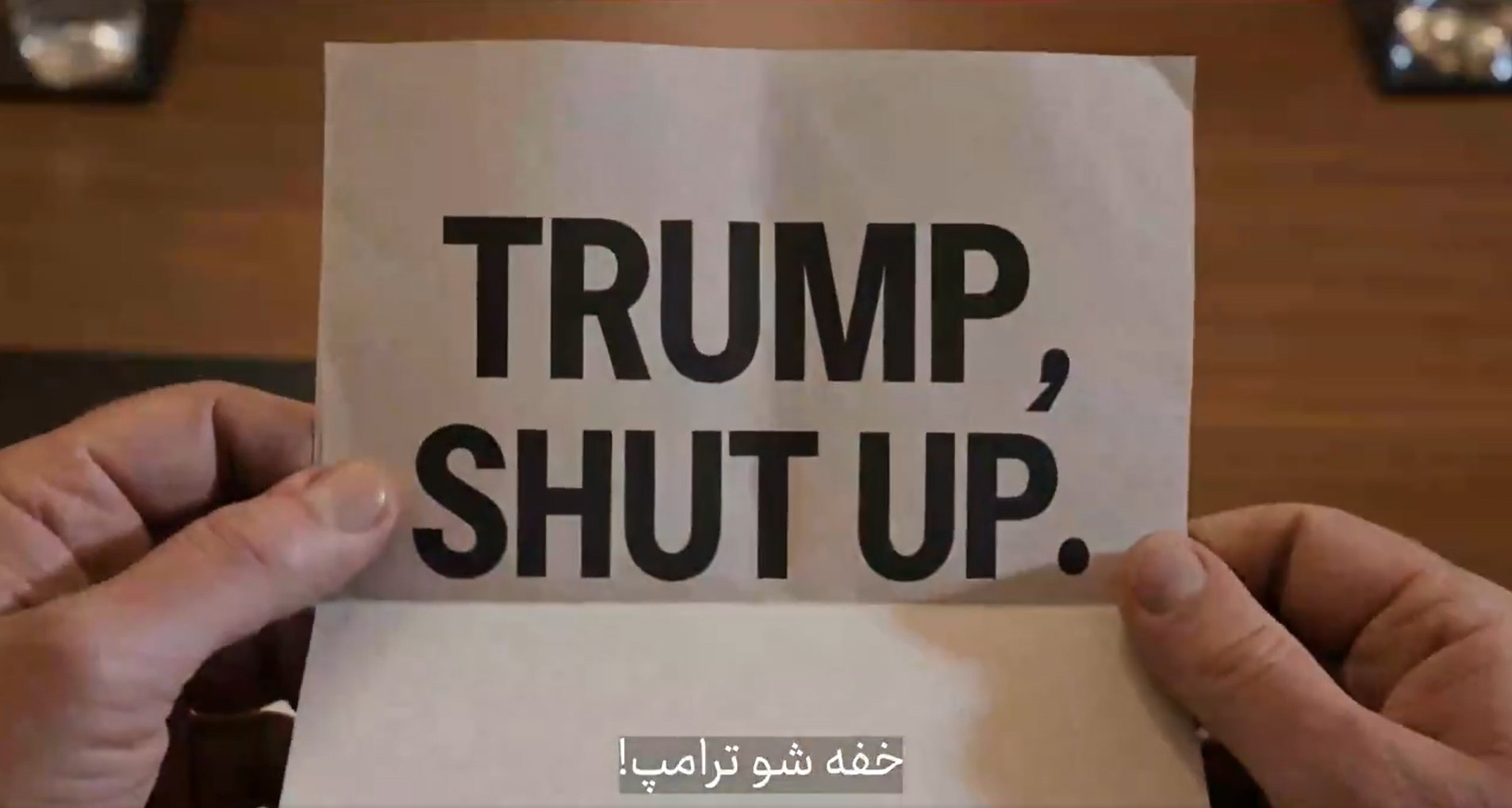 'Cale a boca, Trump', diz Irã em vídeo de IA zombando de extensão de cessar-fogo; VEJA