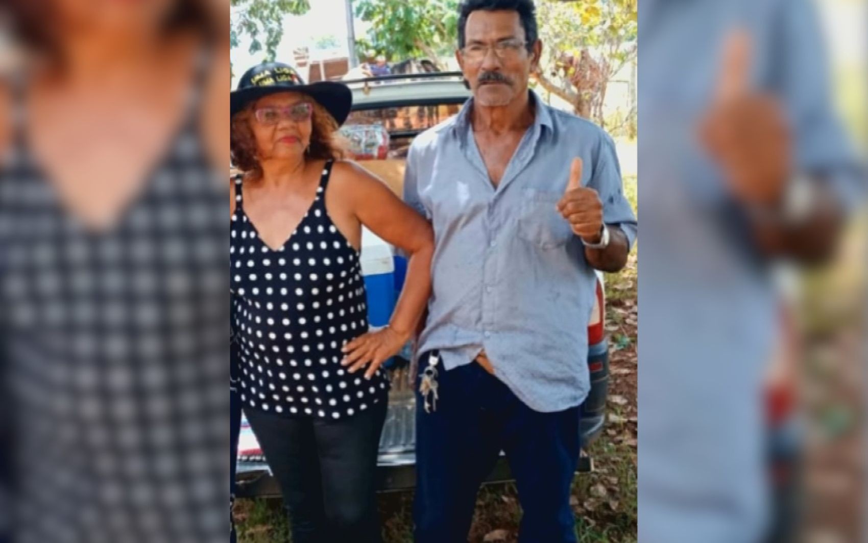Casal morre após carro bater de frente com carreta