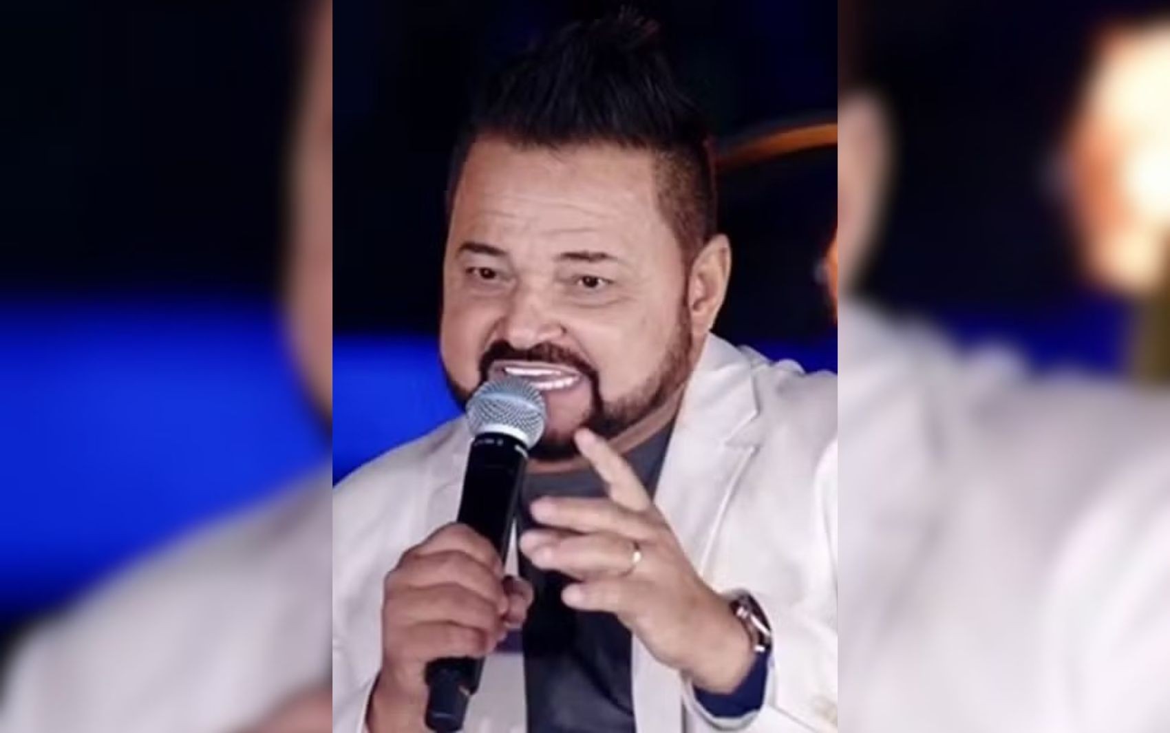 Cantor Ray, da dupla com Renan, estava em chácara quando passou mal e foi levado ao hospital, diz empresário