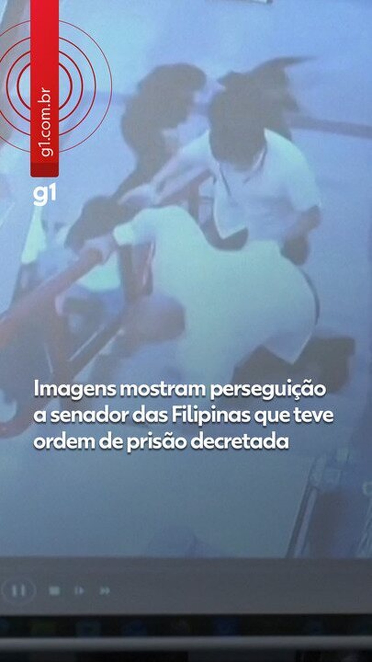 VÍDEO mostra senador das Filipinas com ordem de prisão decretada fugindo de policiais