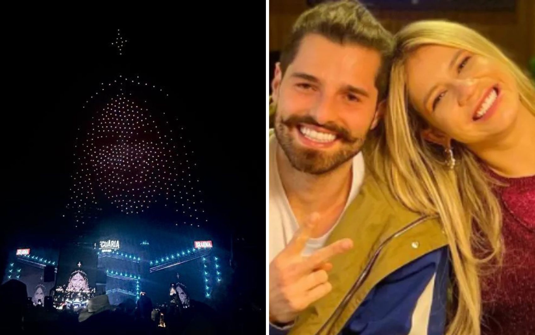 Alok emociona ao fazer homenagem para Marília Mendonça usando drones em Goiânia; vídeo