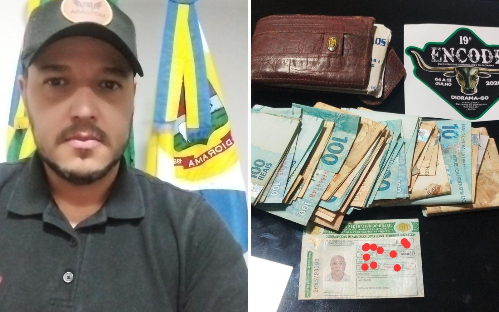 Dinheiro encontrado voando: trabalhador rural diz que se emocionou ao descobrir que carteira tinha sido achada com os R$ 5 mil: ‘Exemplo de honestidade’