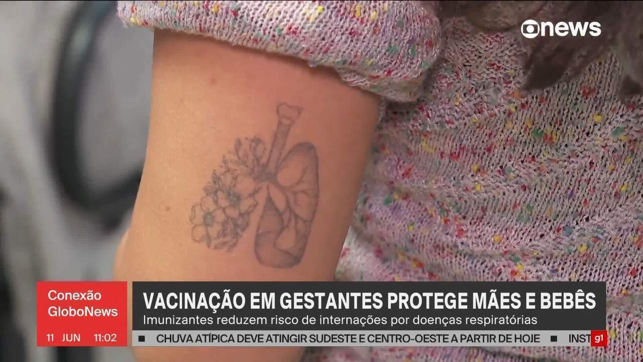 Vacinação de gestantes reduz casos de SRAG em bebês