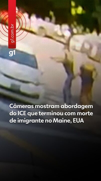 Câmeras mostram abordagem do ICE que terminou com morte de imigrante no Maine, EUA