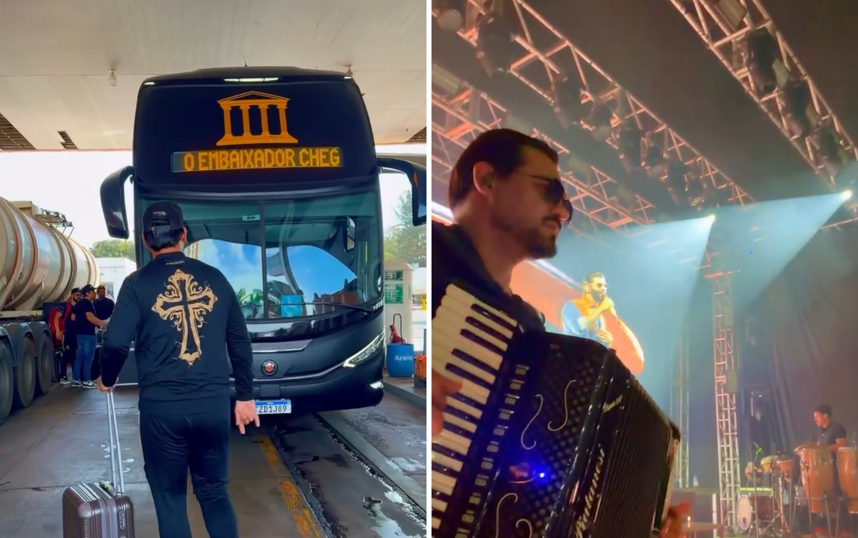 Bastidores do Gusttavo Lima: músico mostra a rotina na estrada com o cantor