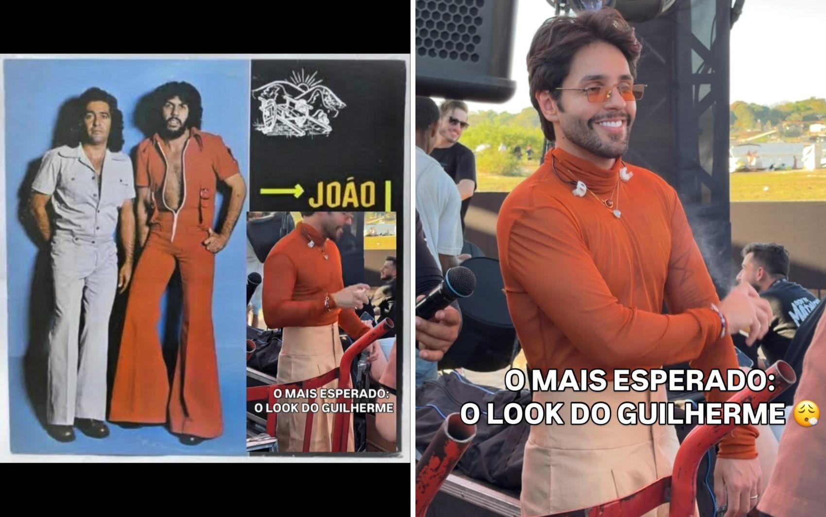 Guilherme, da dupla com Hugo, rebate críticas ao figurino de gravação do DVD no Rio Araguaia: 'Para incomodar mesmo'