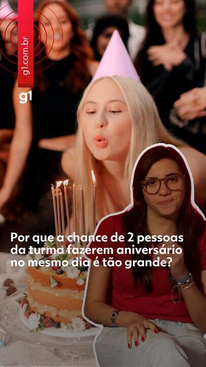 Por que a chance de 2 pessoas da turma fazerem aniversário no mesmo dia é tão grande?