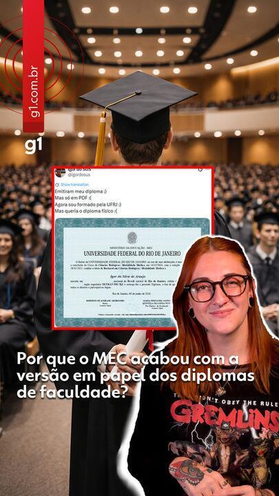 Entenda por que o MEC acabou com a versão em papel dos diplomas de faculdade