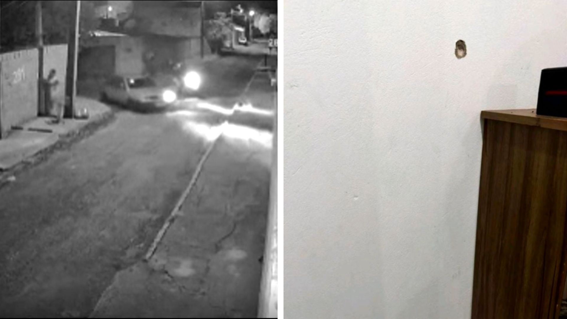 Família vive cena de terror após criminosos invadirem casa e atirarem várias vezes; vídeo