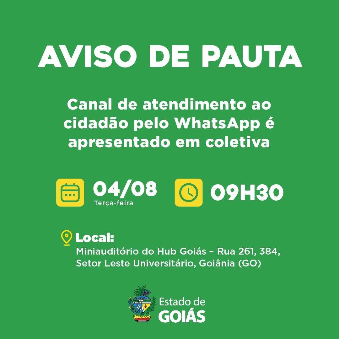Aviso de pauta