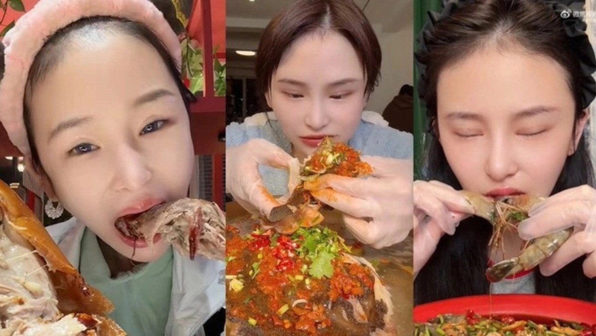Influenciadora que fazia vídeos comendo grandes quantidades de comida morre na China