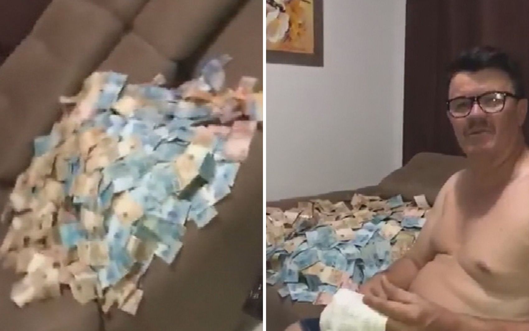 Montanha de dinheiro: sargento aposentado da PM e suspeitos de agiotagem cobravam juros de até 20%, diz polícia